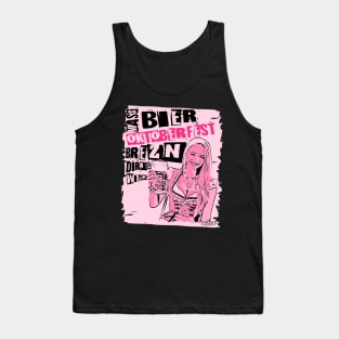 2reborn JEN Oktoberfest Bier Party Dirndl pink Tank Top